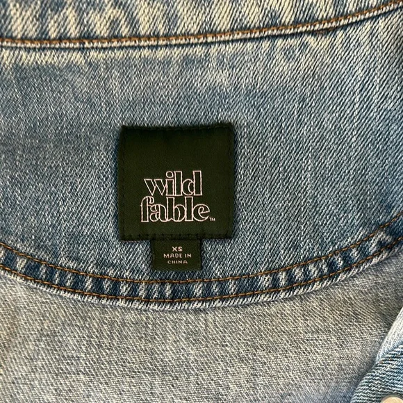 Distressed Light Blue Denim Jacket - Picture 7 of 10